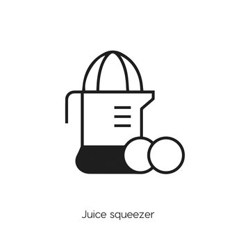 juice squeezer icon vector symbol