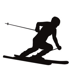 Skiing Silhouette
