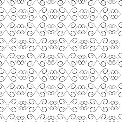 Abstract seamless pattern. Fashion graphic background design. Modern stylish abstract texture. Design monochrome template for prints, textiles, wrapping, wallpaper, website. Vector illustration.