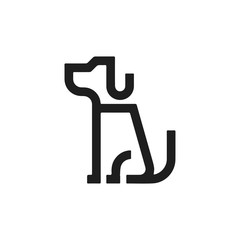 dog icon vector symbol