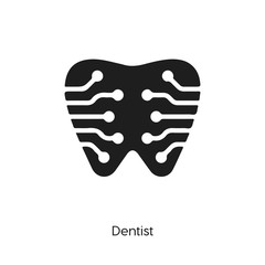 dentist icon vector symbol