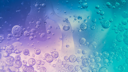 Abstract Purple water bubbles background