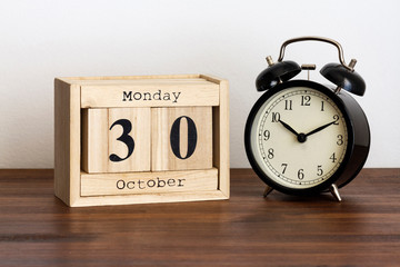Monday 30 October