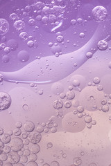Abstract Purple water bubbles background
