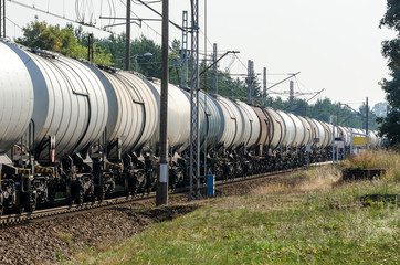 RAILWAY TRANSPORT - Tank wagons for the transport of chemical and oil materials