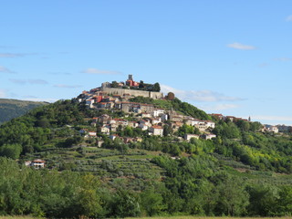 village in the mountains Motovun croatia