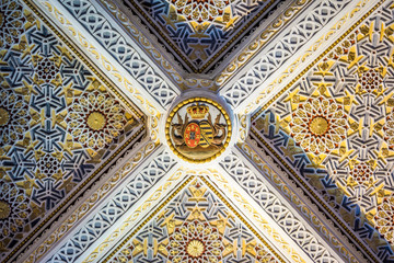 Fototapeta premium Pena Palast - Sintra - Decke Details