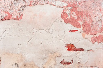 Texture of a concrete wall with cracks and scratches which can be used as a background