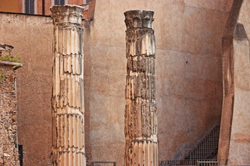 Naklejka premium Largo di Torre Argentina a Roma