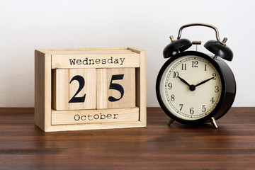 Wednesday 25 October