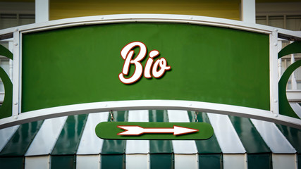 Street Sign to Bio