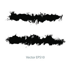 black brush stroke stripes