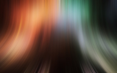 Abstract light effect texture green orange wallpaper 3D rendering