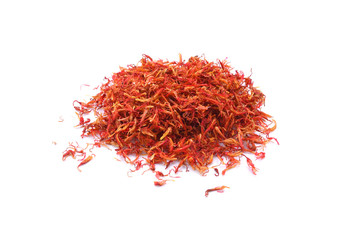 Naklejka premium The Beautiful Red Spice of the Saffron Flower