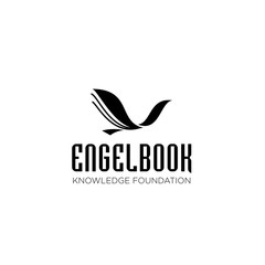Knowledge Foundation with Eagle and Book Logo