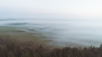 Obraz na płótnie Canvas Creeping fog