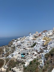 Fototapeta premium oia village in santorini greece