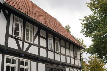 old house with windows
