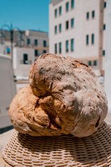 Cornetto di Matera, typical italian bread. Basilicata, Italy. European Capital of Culture 2019
