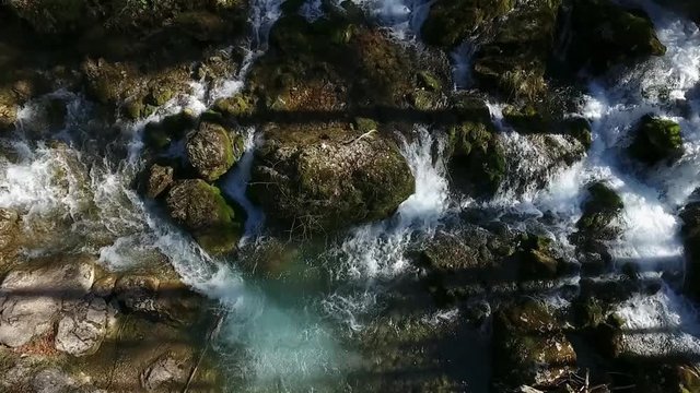 Beautiful reveal of the cascades at the Bärenschützklamm in Austria.