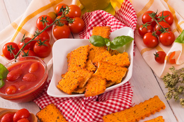 Tomato crackers.