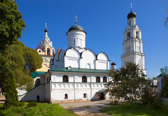 Kirzhach, Vladimir region, Russia, Holy Annunciation convent.   The monastery is located in Kirzhach, Vladimir region. It was founded by St. Sergius of Radonezh in 1358. On the territory of the Church