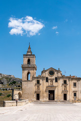 Fototapeta na wymiar Sassi di Matera, Basilicata, Italy. European Capital of Culture 2019