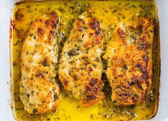 Chicken parmigiana - parmesan chicken