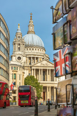 London, UK - London Street View by the St Paul