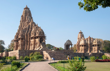 Fototapeta na wymiar Kandariya Mahadeva Temple, Khajuraho, India