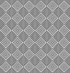 Vector geometric seamless pattern with rhombuses. Stylish striped texture.