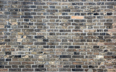 Brick wall background pattern in Netherlands