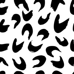 Ink grunge seamless pattern