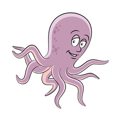 Cartoon Octopus