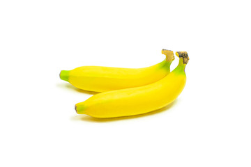 A ripe of banana isolted on white background.