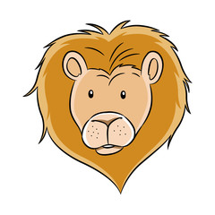 Cartoon of Leo Zodiac Sign