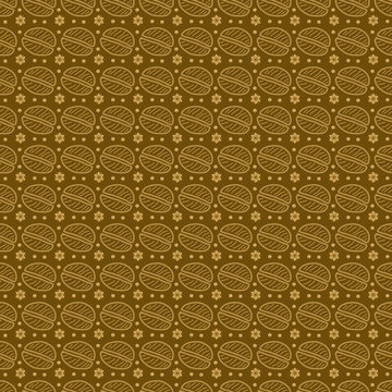 coffee beans seamless brown pattern