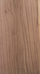 Texture of black walnut solid board untreated