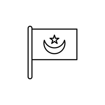 recommend clip art: Mauritania country flag outline, vector, icon icon illustration isolated vector