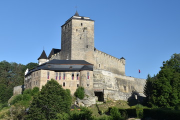 Fototapeta na wymiar View on Kost castle, Bohemian paradise, Czech republic