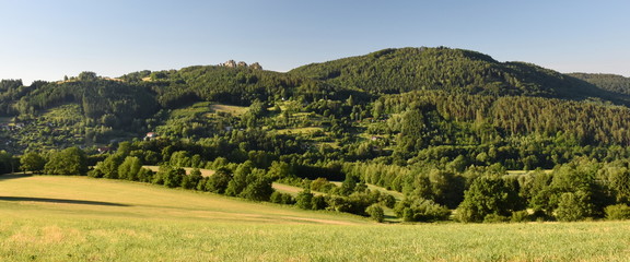View on Suche skaly, Mala skala, Bohemian paradise, Czech republic
