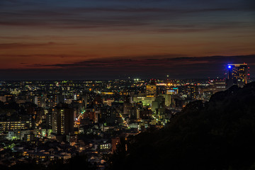 金沢・卯辰山から見る夜景