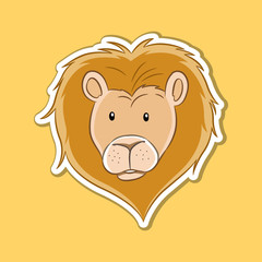 Sticker of Leo Zodiac Sign