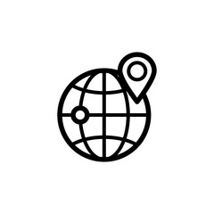 globe icon trendy
