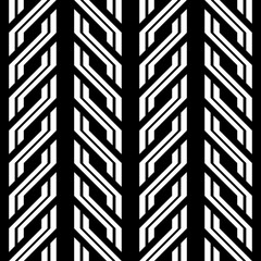 Design seamless monochrome zigzag pattern