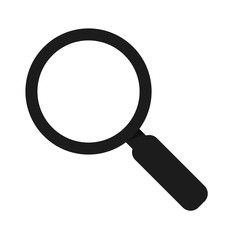 Magnifying glass icon. Magnifier symbol concept search for people to work.