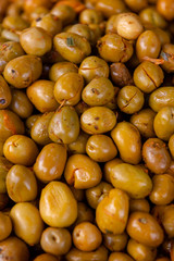 olives seasoned in sauce, traditional from Almagro
