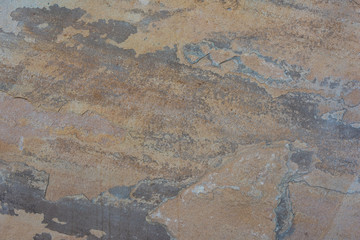 Beautiful old colored rock cross section detail texture stripe closeup