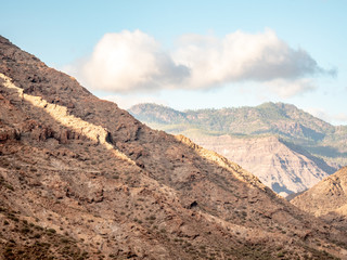 Fototapeta na wymiar Gran Canaria mountains, Canary Islands