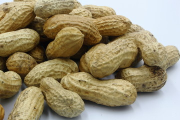 peanuts on a background